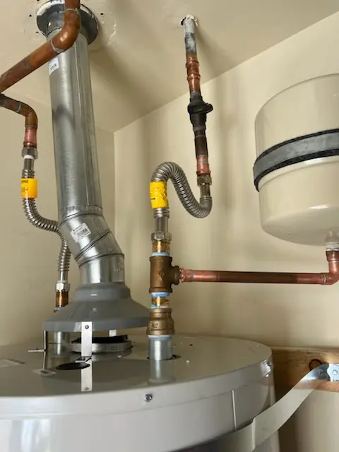 Water heater installation and plumbing repair in Springville
